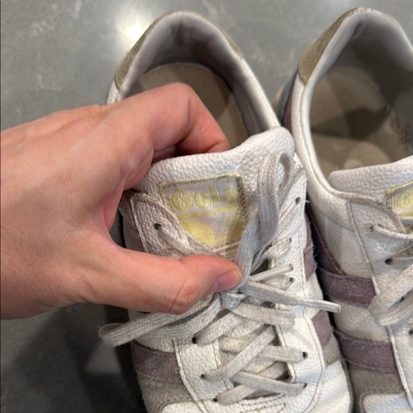 Gola White and Gray Athletic Shoes - Picture 3 of 8